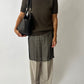 Knitted top | Dark brown