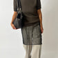 Knitted top | Dark brown