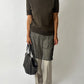 Knitted top | Dark brown
