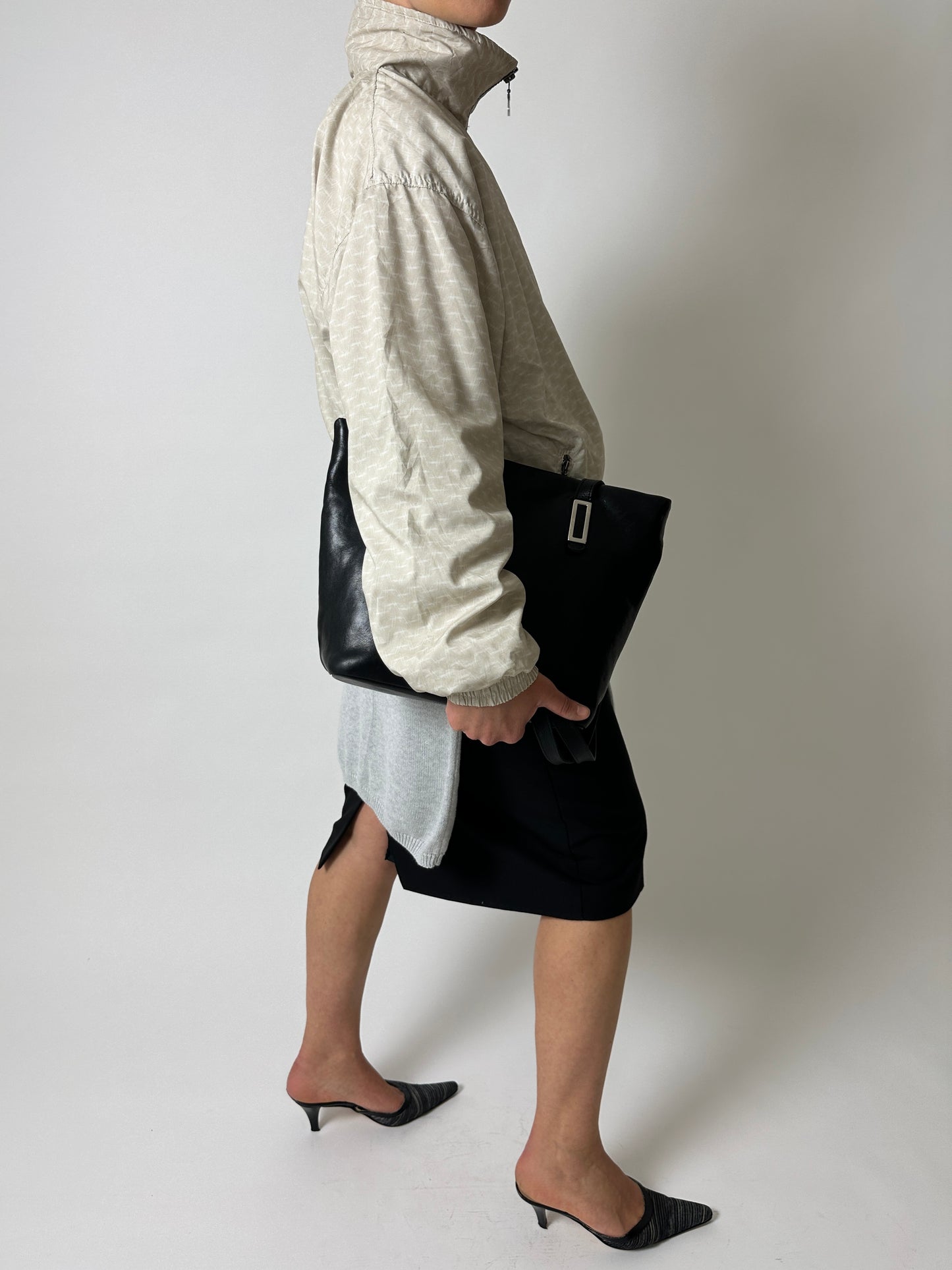 Vintage windbreaker jacket | Soft ecru