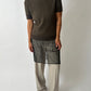 Knitted top | Dark brown