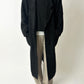 Wool v-neck vest | Dark grey