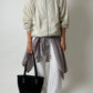 Leather tote bag | Black