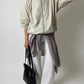 Oversized striped shirt | Off white / Bordeaux