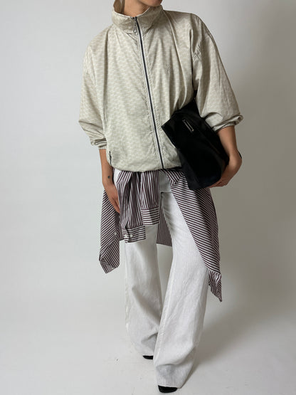 Vintage windbreaker jacket | Soft ecru