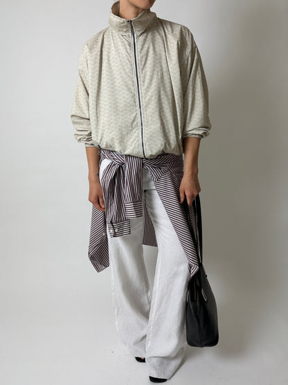 Vintage windbreaker jacket | Soft ecru