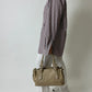Oversized striped shirt | Off white / Bordeaux
