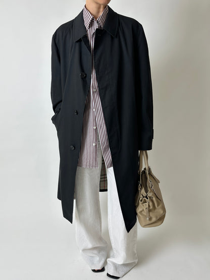Long Mac coat | Black