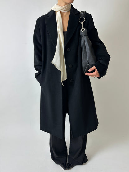 Leather shoulder bag | Black