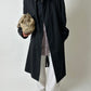 Long Mac coat | Black
