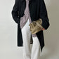 Oversized striped shirt | Off white / Bordeaux