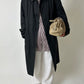 Long Mac coat | Black