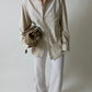 Cotton relaxed shirt | Soft Ecru