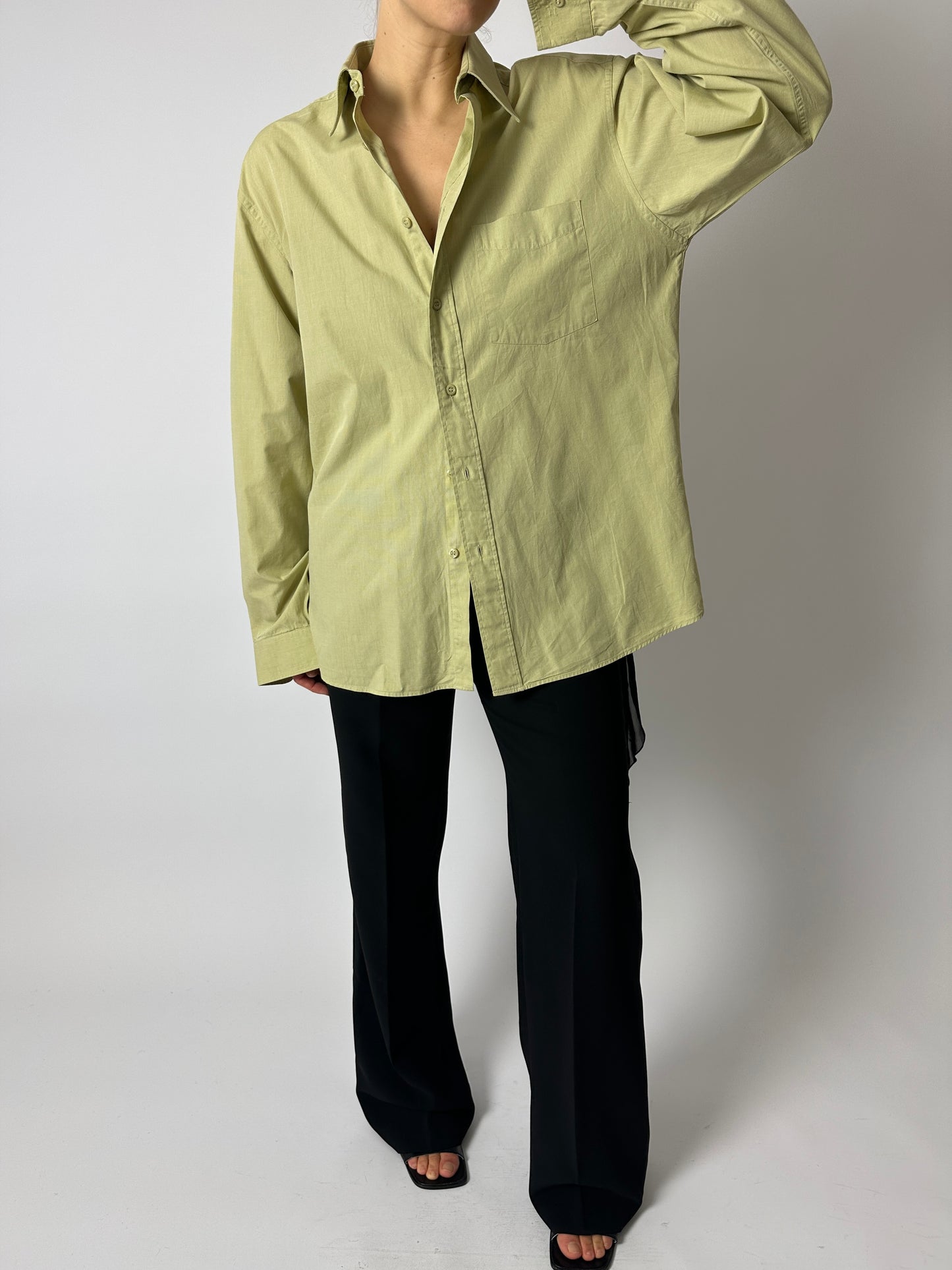 Classic cotton shirt | Soft Olive