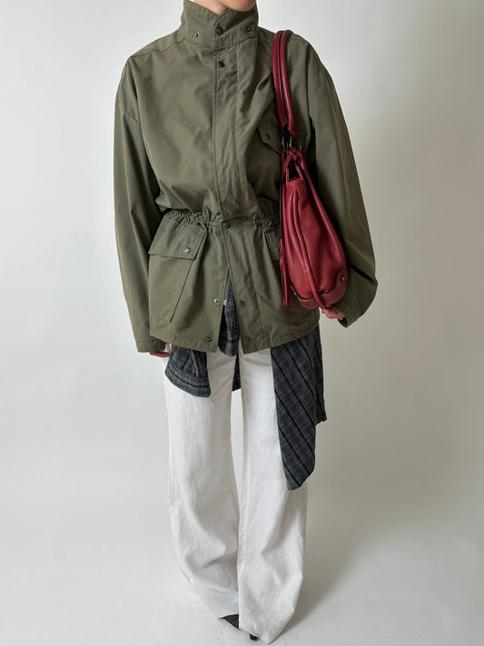 Oversized safari jacket | Army green