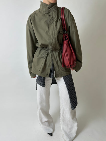 Oversized safari jacket | Army green