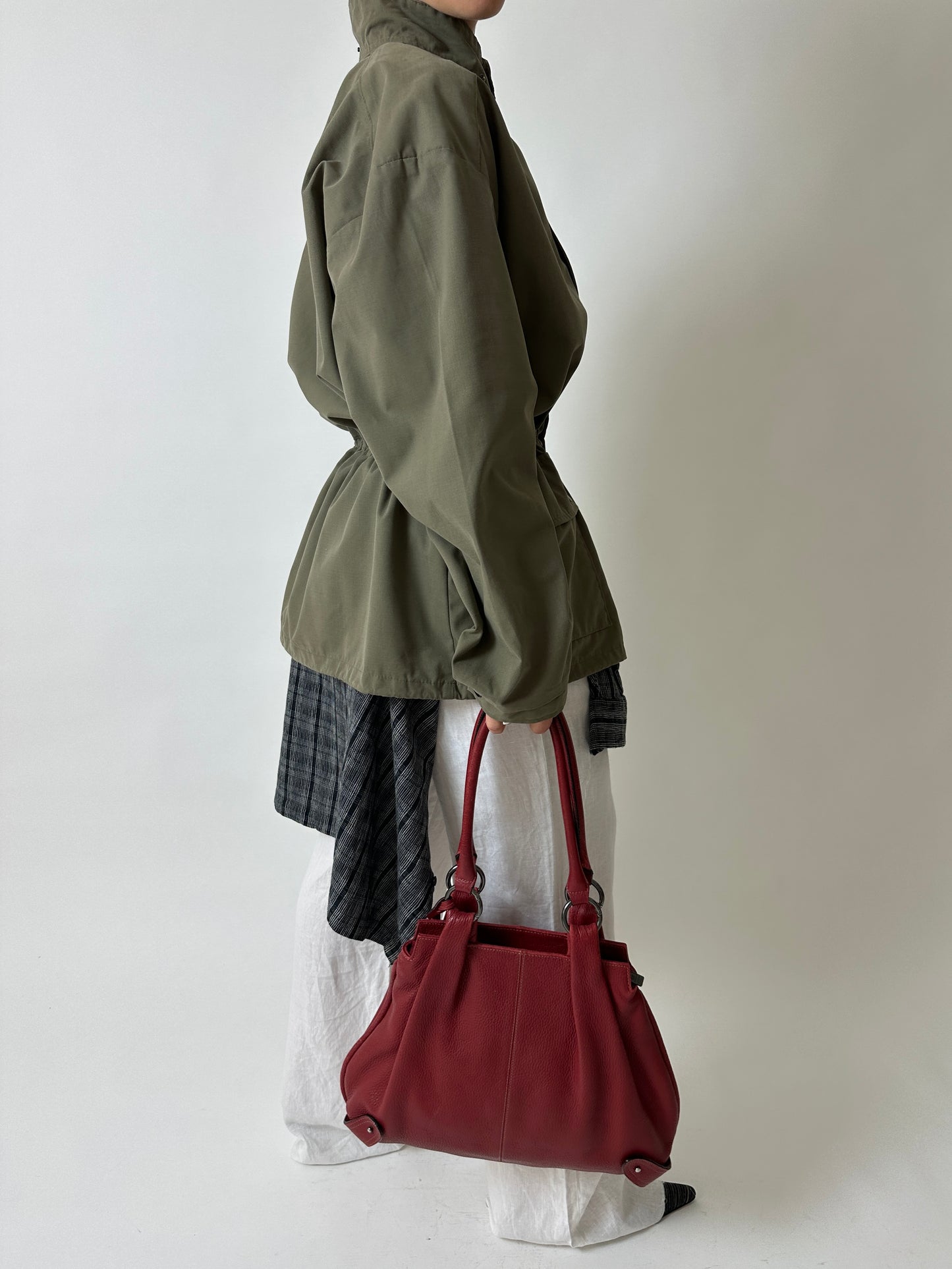 Oversized safari jacket | Army green