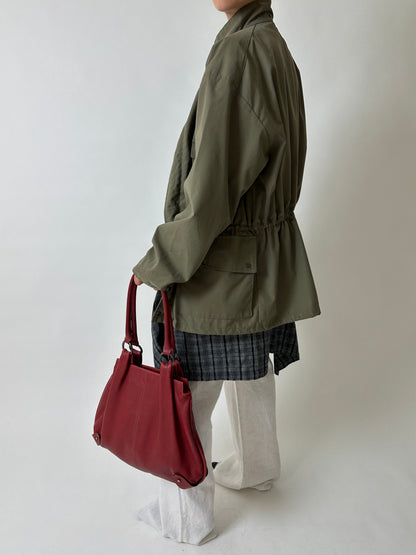 Oversized safari jacket | Army green