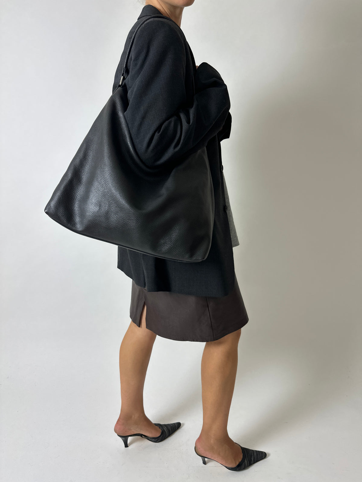 Relaxed fit blazer | Dark grey