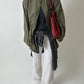 Oversized safari jacket | Army green
