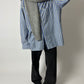 Oversized striped shirt | Blue / Butter