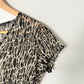 Sheer print top | Animal print