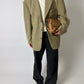 Hugo Boss woven blazer | Olive beige