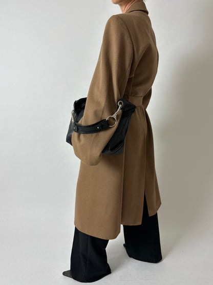 Leather shoulder bag | Black