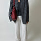 Relaxed checked shirt | Grey / Black