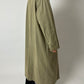 Long trench coat | Khaki green