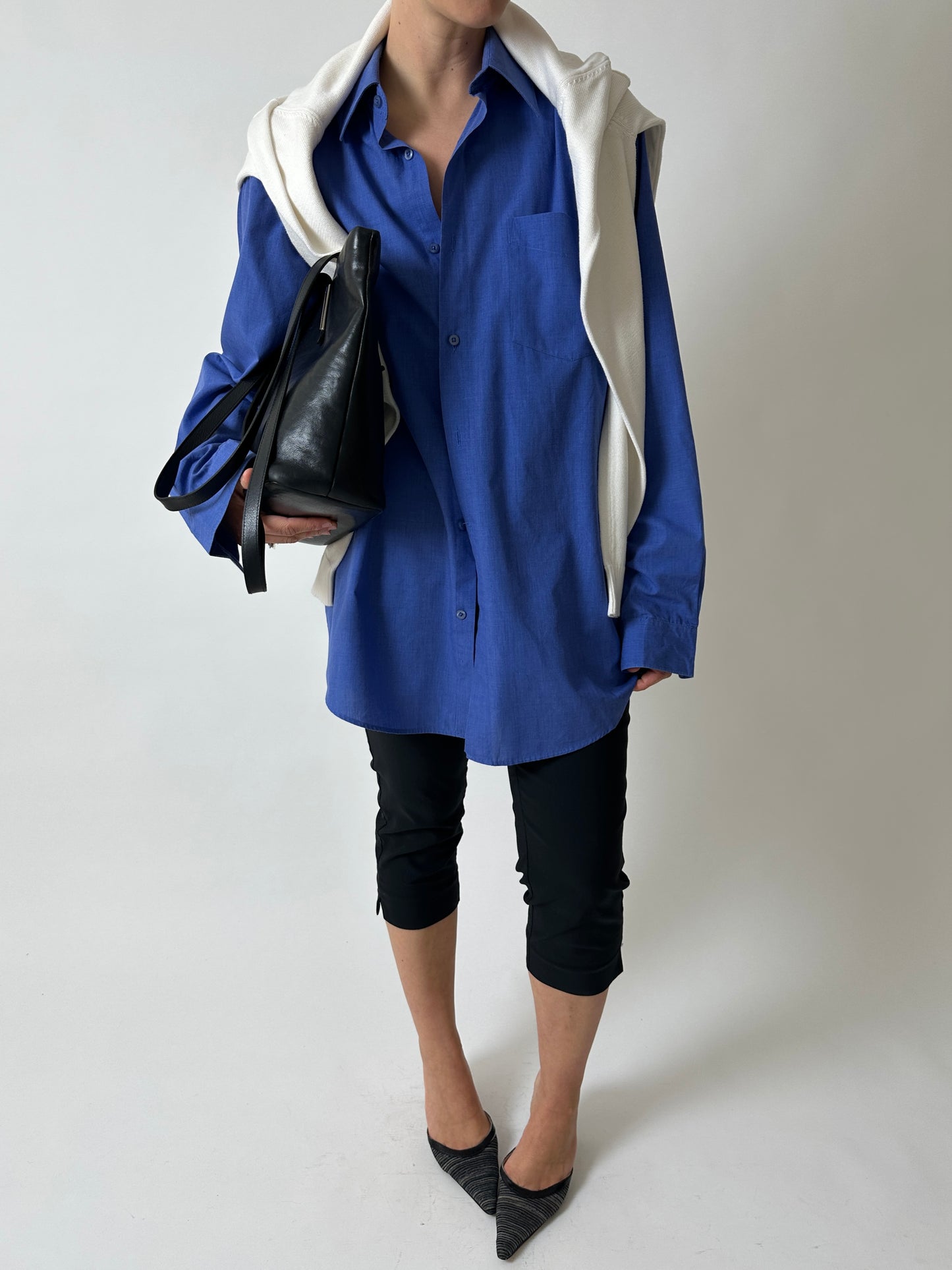 Oversized shirt | Bright blue