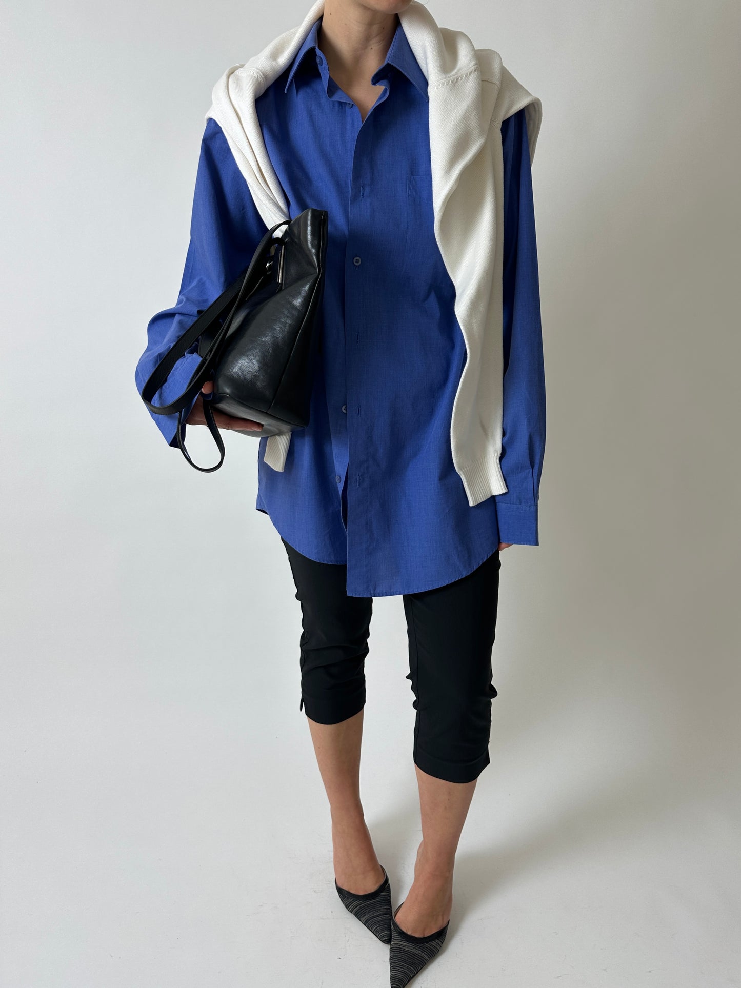 Oversized shirt | Bright blue