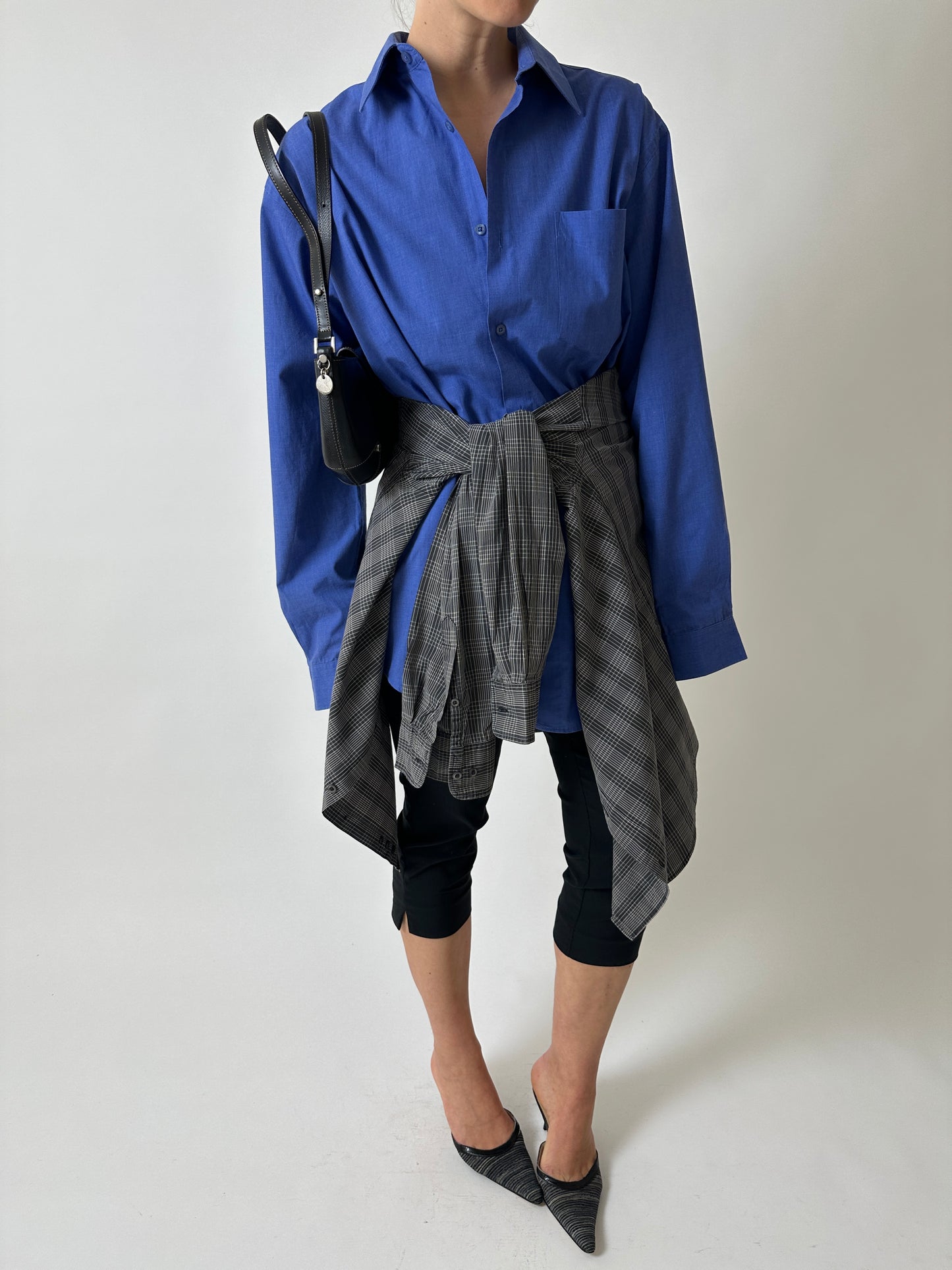 Oversized shirt | Bright blue