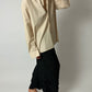 Relaxed striped shirt | Ecru