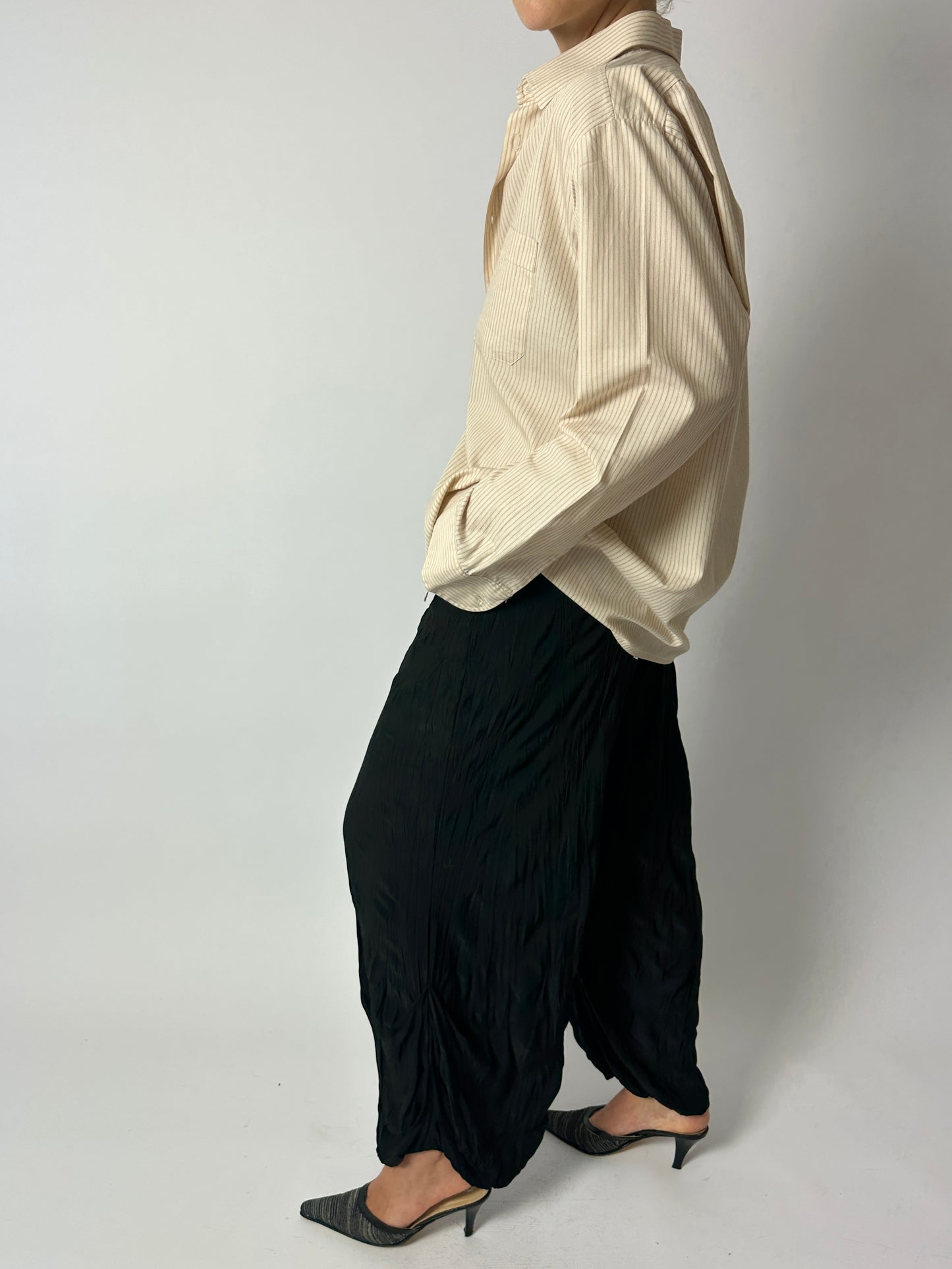 Balloon trousers | Black