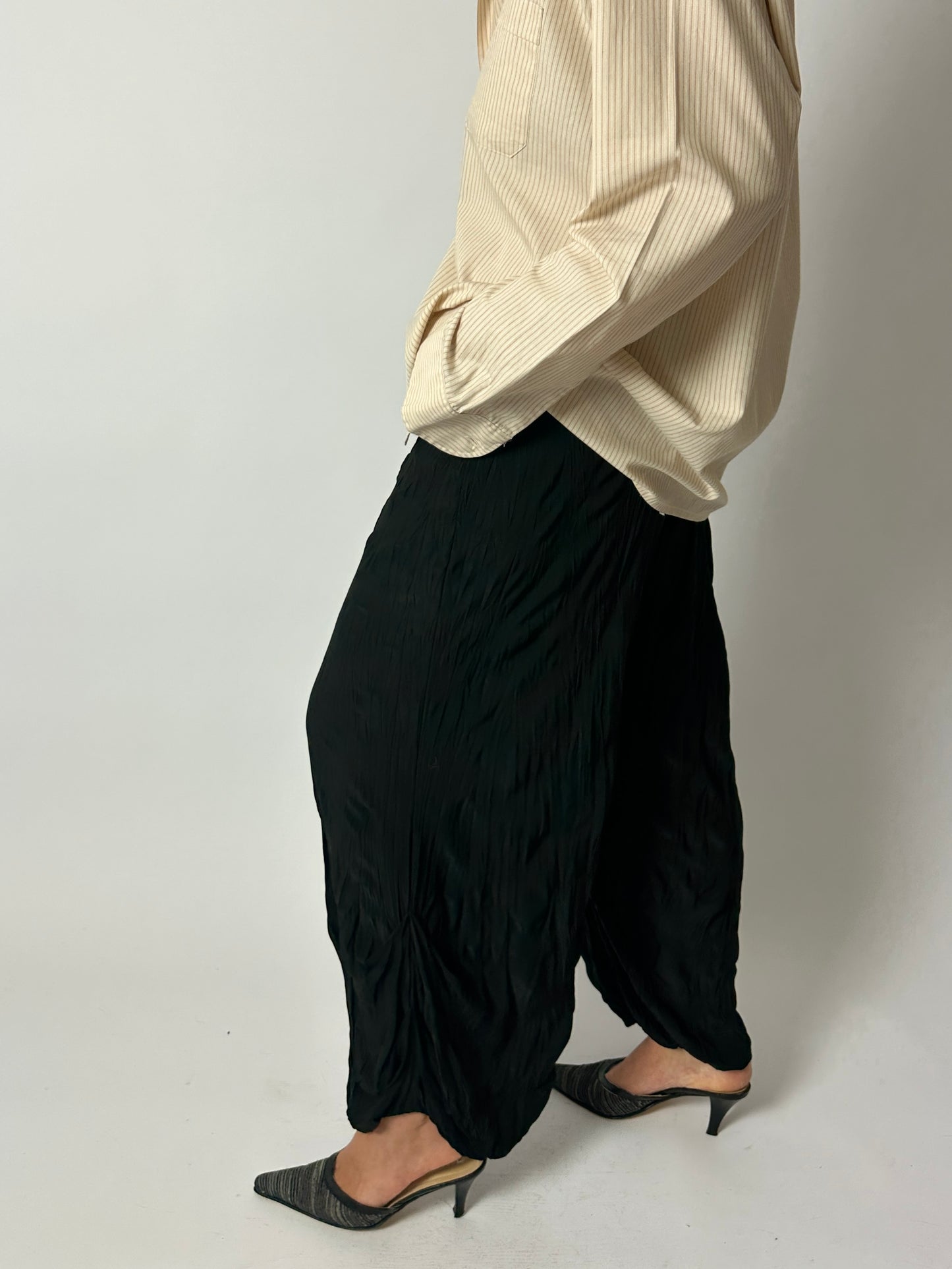 Balloon trousers | Black