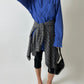 Relaxed checked shirt | Grey / White