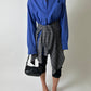 Relaxed checked shirt | Grey / White
