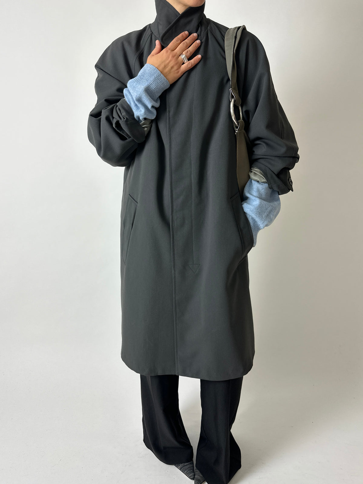 Mac coat | Sage grey