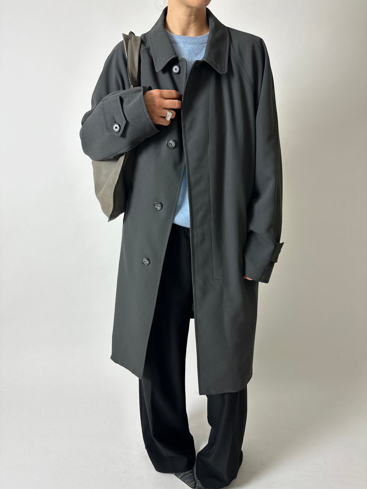 Mac coat | Sage grey