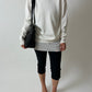 Fine knitted top | Soft grey