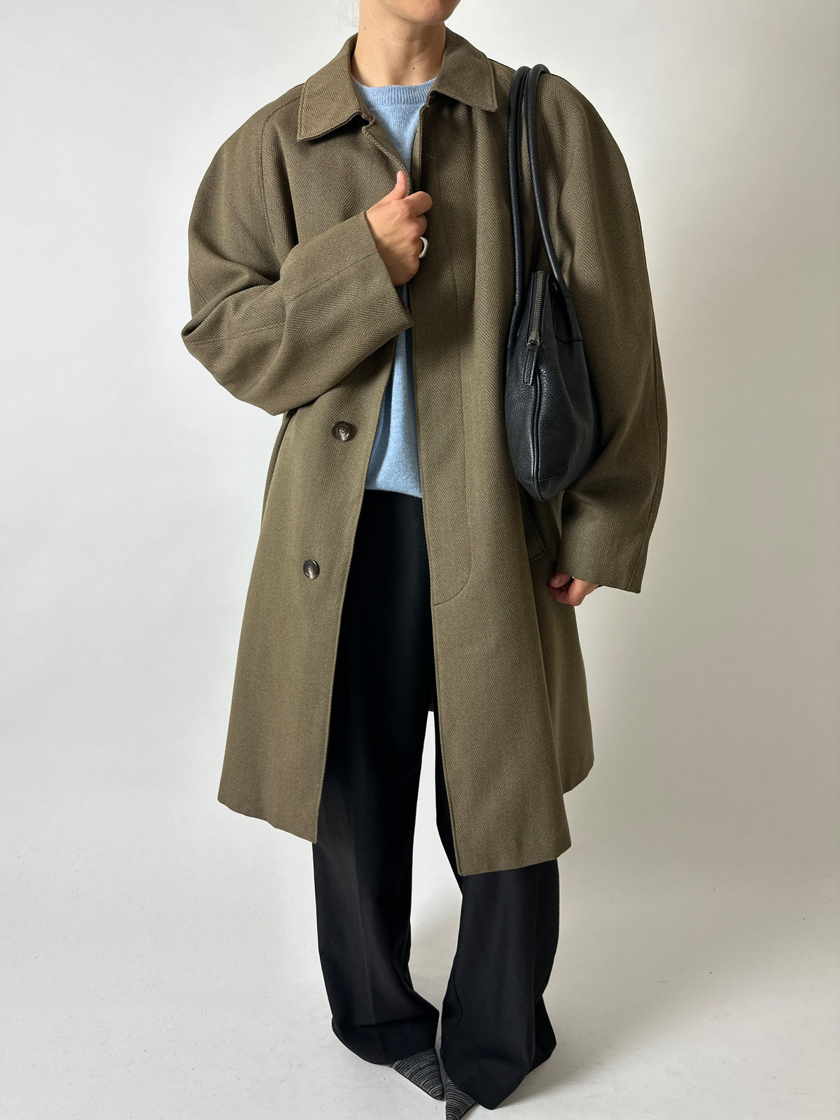 Wool Mac coat | Brown