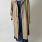 Long mac coat | Soft ecru