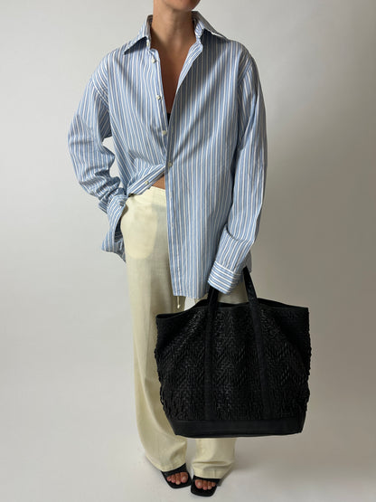 Linen cotton trousers | Soft butter