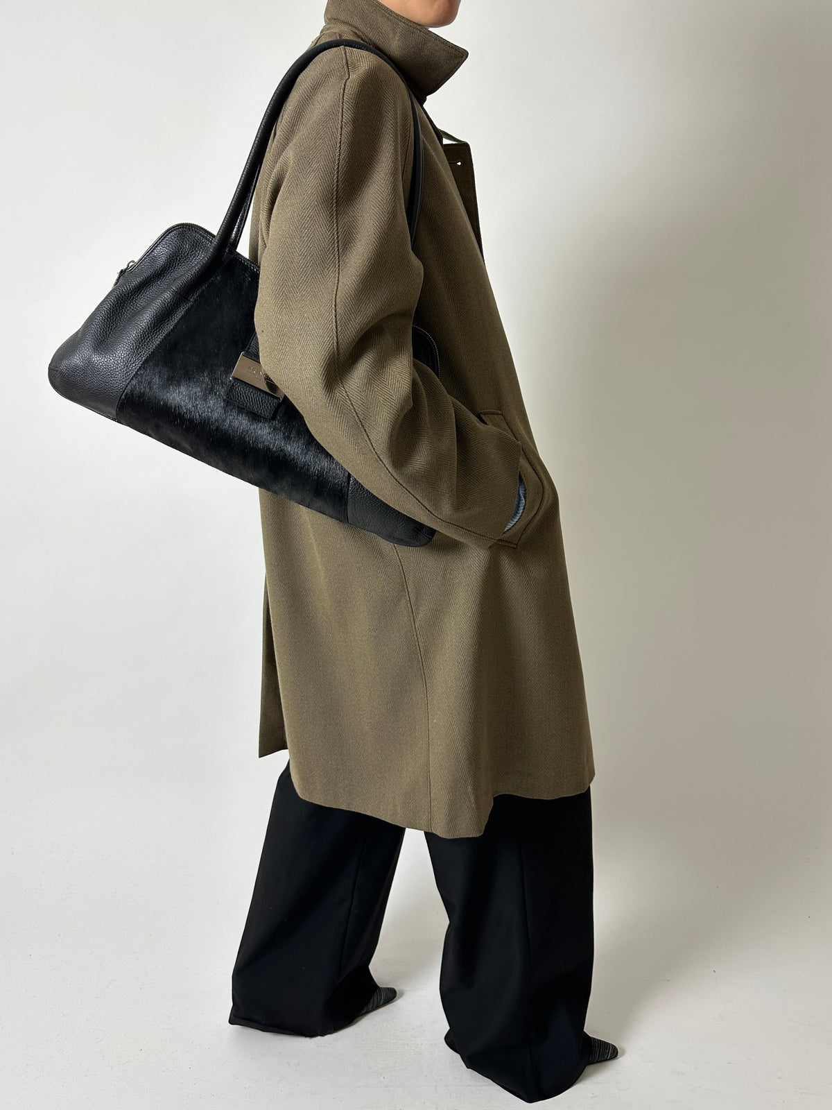 Wool Mac coat | Brown
