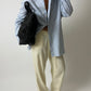 Linen cotton trousers | Soft butter
