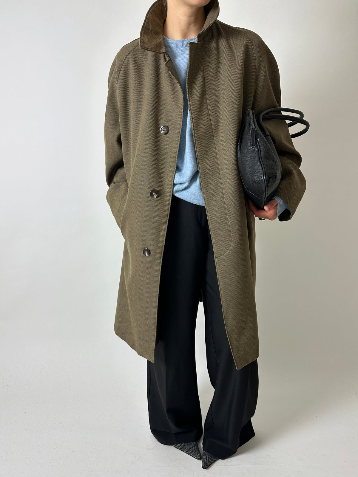 Wool Mac coat | Brown