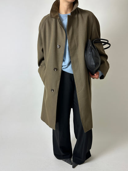 Wool Mac coat | Brown