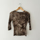 Sheer top | Taupe / Beige