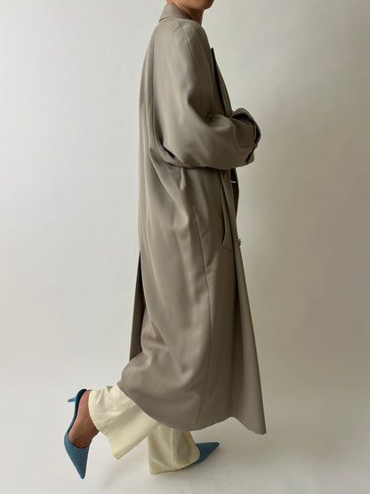 Leather pointy mules | Light Blue